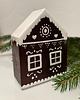 dekoracje świąteczne Drewniany domek zimowy 2 1