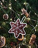 dekoracje świąteczne Świąteczna gwiazdka pierniczek - ozdoba choinkowa 2