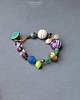 bransoletki - inne Eklektyczna urocza kolorowa bransoletka w stylu boho handmade PREZENT 9