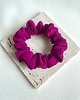 gumki do włosów 2 jedwabne gumki scrunchies Joy & Fuksja Chic 1