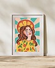 grafiki i ilustracje Plakat "Orange girl" 2