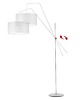 lampy podłogowe Regulowana lampa podłogowa na wysięgniku BILBAO GLAM w stylu glamour 1