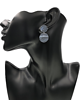 kolczyki z masy plastycznej Kolczyki Sleeping sea medium dangle 1