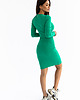 sukienki midi damskie Dopasowana skienka MIDI GREEN 3