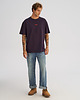 t-shirty męskie Koszulka męska REGULAR Say Less bakłażanowa 1