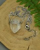 naszyjniki - inne Naszyjnik Talizman surowy kryształ górski wire wrapping 2