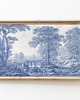 plakaty PLAKAT Toile de jouy, biało niebieska dekoracja, chinoiserie 4