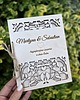 zaproszenia i kartki na ślub Drewniana kartka na ślub/wesele - życzenia w środku 1