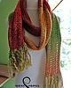 szale damskie UNIKAT szalik XXL "Bright Autumn Day" - 300 cm 3