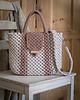 torby na ramię Makramowa torebka City Bag - perła/wrzos 1