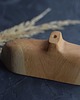 wazony Drewniany wazon na kwiaty dekoracja Japandi WoodWasp 1