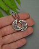kolczyki wire wrapping Kolczyki księżyce ametyst wire wrapping 2