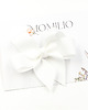 ozdoby do włosów dla dzieci Spinka do włosów duża kokarda Big Bow Off White 1