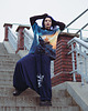 bluza z kapturem damska Bluza Cyberpunk Raven 3