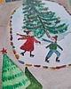dekoracje świąteczne Ilustracja Lodowisko kartka świąteczna 3