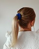 gumki do włosów Gumka jedwabna, scrunchie, frotka royal blue MINI 1