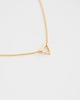 złote naszyjniki 16k Gold Plated Tiny Triangle Necklace 5