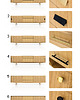 komody i szafki Komoda sideboard D-S02 drzwi przesuwne oraz 3 szuflady 6