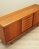 komody i szafki Sideboard tekowy, duński design, lata 70, producent: Dyrlund 4