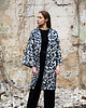 płaszcze damskie Kimono Pixel Grid 3