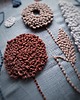 poduszki plecione Poduszka dekoracyjna kwiaty Boho punch needle 3