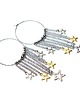 kolczyki wire wrapping Alloys Collection /frędzle vol. 6/ star 3