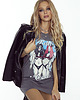 t-shirt damskie Koszulka  bawełniana długa T-shirt  maxi  Rebel Angels 1