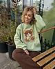 bluza bez kaptura damska Bluza oversize Matcha Teddy dla mamy i taty 1