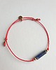 bransoletki na sznurku Bransoletka BOHO sznurkowa czerwona, sodalit, hematyt 4