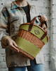 torby na ramię Torebka damska z wikliny ladybuq, ekskluzywny koszyk wiklinowy 1