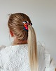 gumki do włosów Gumka jedwabna, scrunchie, frotka panterkowy szał MINI 3