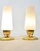 lampy stołowe Para lampek nocnych, lata 70 4