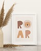 obrazy i plakaty do pokoju dziecięcego Plakat ROAR z Lwem P66 2