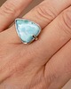 pierścionki srebrne Pierścionek -larimar- 5