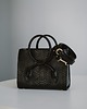 torebki do ręki BOW BAG - skórzana torebka - czarna tłoczona 7