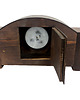 zegary Zabytkowy zegar kominkowy art deco drewno, Niemcy Lata 30. XX wieku 3