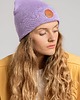 czapki i kapelusze męskie Czapka beanie z bawełny organicznej liliowa 3