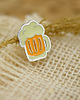 biżuteria męska Pin "Kufel" 1