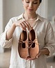 baleriny damskie Emma Cognac  3