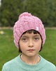 czapki dziecięce Czapka różowy pompon 1