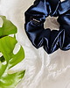 gumki do włosów Satynowa gumka do włosów scrunchie Granatowa RÓŻNE MODELE 6