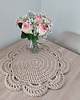 podkładki do kuchni Podkładka szydełkowa na stolik ze sznurka 50cm 2