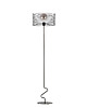 lampy podłogowe Loftowa lampa stojąca do salonu PARLA druciana czarna 1