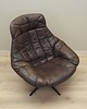 fotele Fotel obrotowy skórzany, duński design, lata 60, H.W. Klein, Bramin 4