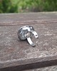 pierścionki - różne Mech w lodzie - pierścionek regulowany 2