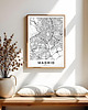 plakaty Plakat Madryt mapa 2