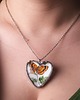 wisiory Lycaena dispar wisiorek z motylem 1