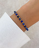 bransoletki z kamieni naturalnych Bransoletka na gumce z lapis lazuli z hematytem 1