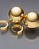 kolczyki pozłacane Alloys Collection /Ball gold/ vol. 2 - kolczyki 2