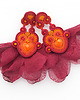 kolczyki soutache Gorąca czerwień 4